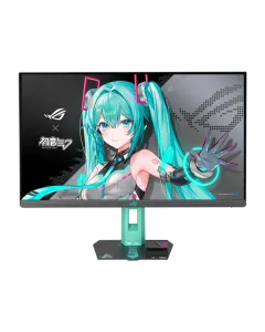 ASUS ROG STRIX XG27ACMEG-G 27 Inch 260Hz QHD HDMI 2.1 0.3ms Hatsune Miku Edition Fast IPS Gaming Monitor - Black