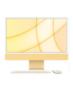 Apple Imac 24inch, Retina,4.5k Display,M1 Chip 8-core Cpu,8-core Gpu,512GB SSD 16GB Ram(A2438)(Arabic) - Yellow