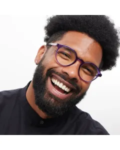 Barner Le Marais Glossy Glasses - Midnight Plum