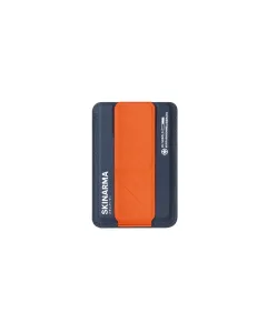 SkinArma Kado Mag-Charge Card Holder With Grip Stand - Navy/Orange