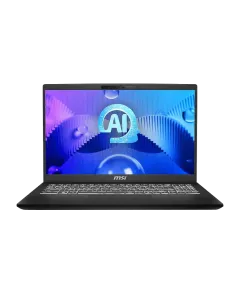 MSI Modern 15 H AI C2HMG Laptop Classic Black (15.6 Inch, Ultra 7 255H,16GB DDR5, 512GB SSD, FHD, Win 11, AR KB)