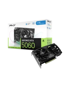 Pny Nvidia Geforce Rtx 5060 8gb Overclocked Dual Fan Graphics Card - Black