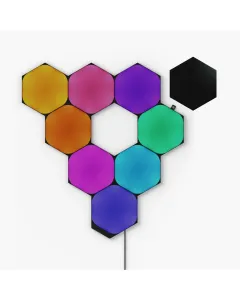 Nanoleaf Shapes Hexagon Limited Edition Starter Kit 9 Light Panels - Ultra Black