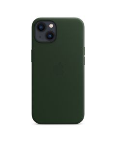 Apple iPhone 13 Leather Case with MagSafe - Sequoia Green