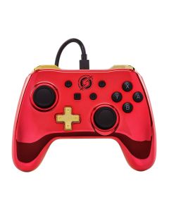 N.SWITCH Wired Controller Chrome Samus 