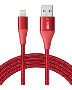 Anker Powerline + II With Lightning Connector (1.8m/6ft) - Red