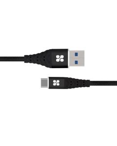 PROMATE NerveLink-C High Speed USB-C Data & Charge Cable - Black