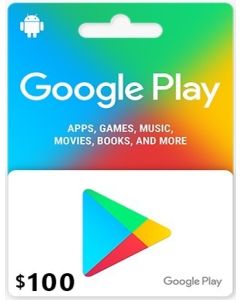 GOOGLE PLAY CARDS $100 USA ACCOUNT (instant SMS delivery)