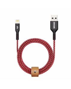 Zendure -  Kevlar SuperCord iPhone Cable-Red
