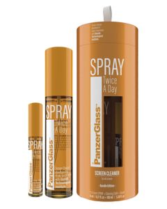 PanzerGlass SPRAY Twice A Day- 8 ML + 100 ML Bundle - Screen & Glass Cleaner