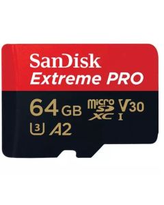 Sandisk Extreme Pro MicroSDXC 64GB UHS-1 Memory Card With Adapter - 170MB/S
