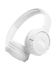 JBL Tune 510BT: Wireless On-Ear Headphones with Purebass Sound - White