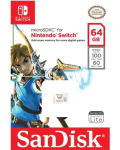 SanDisk 64GB microSDXC UHS-I card for Nintendo Switch