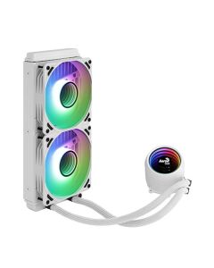 Aerocool Mirage L240 240MM ARGB Liquid Cooler - White