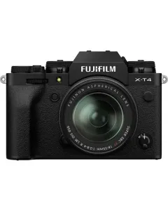 FUJIFILM X-T4 MIRRORLESS DIGITAL CAMERA WITH 18-55 LENS (BLACK NOIR)