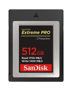 SANDISK 512GB EXTREME PRO CFEXPRESS CARD TYPE B 1700 / 1400 MB/S