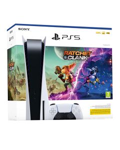 Sony PlayStation5 Console Disc Edition With Game - Ratchet & Clank Rift Apart Included - White