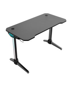 Anda Seat Masks 2 RGB LED Lightening Gaming Desk (Dimension: 120x60CM) - Black