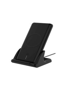 POWEROLOGY 2IN1 FASTWIRELES POWER BANK 18W POWER DELIVERY DOCKING - BLACK