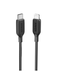 ANKER POWERLINE III USB-C CABLE WITH LIGHTNING CONNECTOR (0.3M/1FT) - BLACK