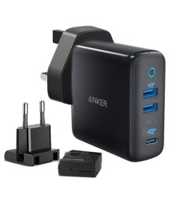 ANKER POWERPORT III 3-PORT 65W CHARGER - BLACK