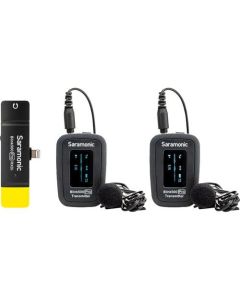 Saramonic Blink 500 Pro B4 2person Digital Wireless Omni Lavalier Microphone System For Lightning Ios Devices (2.4 Ghz)