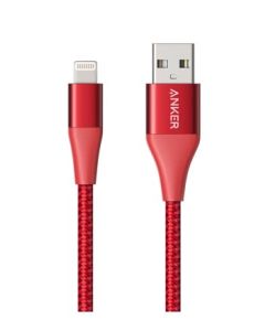  ANKER POWERLINE+II LIGHTING CABLE-1.8MTR-RED