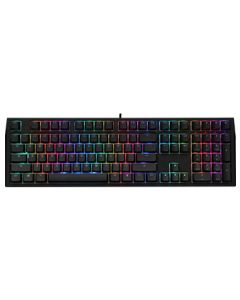 DUCKY CHANNEL SHINE 7 BLACK CASE GAMING KEYBOARD - MIX CHERRY RGB SILENT RED
