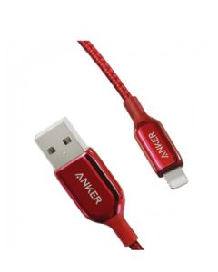 ANKER POWERLINE+III USB-A LIGHTING CABLE (1.8M/6FT) - red