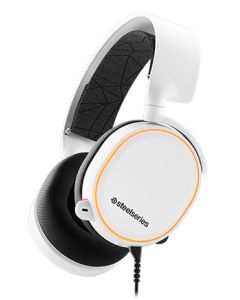 STEELSERIES ARCTIS 5 7.1 SURROUND RGB GAMING HEADSET - WHITE