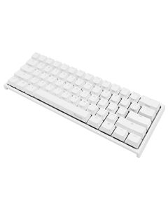 DUCKY CHANNEL 1-2 MINI WHITE CASE GAMING KEYBOARD - MIX CHERRY RGB BROWN