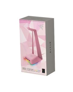 RAZER BASE STATION (CHROMA )HEADSET STAND WITH USB HUB-(PINK)