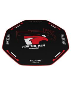 Alpha Gamer Octan Gaming Chair Floor Mat 120cm - Red