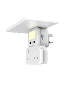  Porodo Multi-Function Socket and Night Light 13A 12W - White