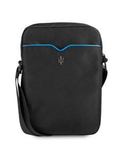 Maserati  Pure Tablet Bag  Black / Blue Line"
