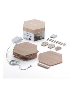 Nanoleaf Elements Wood Look Hexagons Starter Kit 7PK