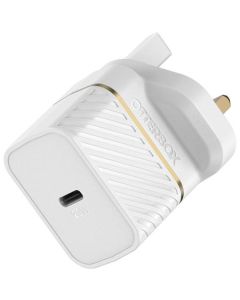 OtterBox UK Wall Charger 20W – 1X USB-C 20W USB-PD - White