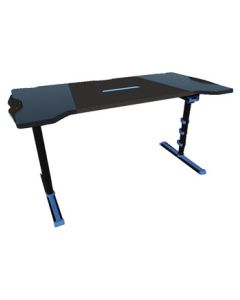 Twisted Minds Gaming Desk – Flat Platform GDTS 4F – Color : Black/Blue