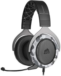 Corsair HS60 HAPTIC Stereo Gaming Headset with Haptic Bass -  Army Grey