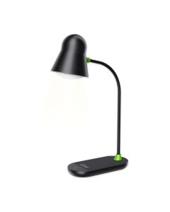 Goui FUSION. Qi LED Table With Wireless Charger 10W + Speaker - Black