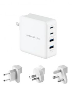  Momax GaN Gallium Nitride Ultimated Compact with Fast Charge Capability for USB-Powered Device - White