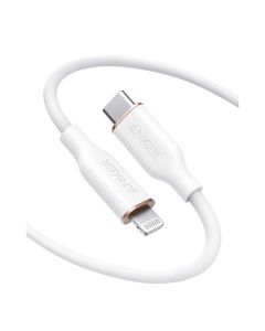  Anker Powerline III Flow USB-C To Lightning (1.8/6ft) - White