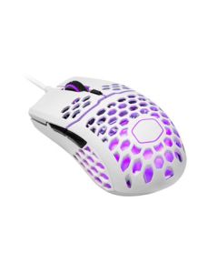 COOLER MASTER MM711 RGB GAMING MOUSE - GLOSSY WHITE