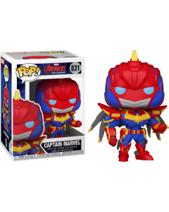 Funko Pop! Marvel: Marvel Mech Strike - Captain Marvel - 831