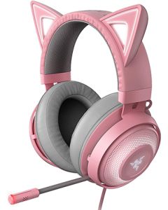 RAZER KRAKEN KITTY EDITION CHROMA USB GAMING HEADSET - QUARTZ