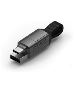 inCharge 6 - The Six-in-One Swiss Army Knife of Cables - Grey