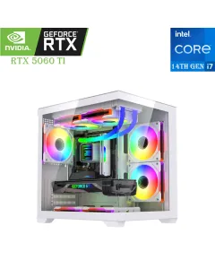LOVINGCOOL LC-20 Gaming PC – Intel Core i7-14700F | RTX 5060 Ti 16GB | 16GB DDR5 RAM | 1TB NVMe SSD