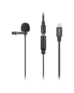 BOYA BY-M2 CLIP-ON LAVALIER MICROPHONE FOR IOS DEVICES - BLACK