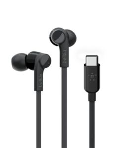 BELKIN ROCKSTAR HEADPHONE WITH USB-C CONNECTOR - BLACK