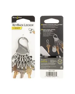 Nite Ize S-biner Keyrack Locker - Stainless